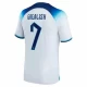 Camisola Futebol Inglaterra Jack Grealish #7 Copa do Mundo 2022 Principal Homem Equipamento