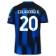 Camisola Futebol Inter Milan Calhanoglu #20 2023-24 Principal Equipamento Homem