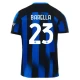 Camisola Futebol Inter Milan Nicolo Barella #23 2023-24 Principal Equipamento Homem