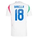 Camisola Futebol Itália Nicolo Barella #18 UEFA Euro 2024 Alternativa Homem Equipamento
