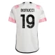 Camisola Futebol Juventus FC 2023-24 Leonardo Bonucci #19 Alternativa Equipamento Homem