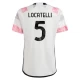 Camisola Futebol Juventus FC 2023-24 Locatelli #5 Alternativa Equipamento Homem