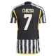 Camisola Futebol Juventus FC Federico Chiesa #7 2023-24 Principal Equipamento Homem