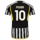 Camisola Futebol Juventus FC Paul Pogba #10 2023-24 Principal Equipamento Homem