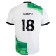 Camisola Futebol Liverpool FC 2023-24 Cody Gakpo #18 Alternativa Equipamento Homem