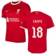 Camisola Futebol Liverpool FC Cody Gakpo #18 2023-24 UCL Principal Equipamento Homem