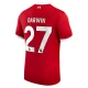 Camisola Futebol Liverpool FC Darwin #27 2023-24 Principal Equipamento Homem