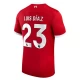 Camisola Futebol Liverpool FC Luis Diaz #23 2023-24 Principal Equipamento Homem