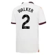 Camisola Futebol Manchester City 2023-24 Kyle Walker #2 Alternativa Equipamento Homem