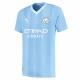Camisola Futebol Manchester City Kevin De Bruyne #17 2023-24 Principal Equipamento Homem