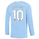 Camisola Futebol Manchester City Jack Grealish #10 2023-24 Principal Equipamento Homem Manga Comprida
