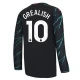 Camisola Futebol Manchester City Jack Grealish #10 2023-24 Terceiro Equipamento Homem Manga Comprida