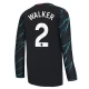 Camisola Futebol Manchester City Kyle Walker #2 2023-24 Terceiro Equipamento Homem Manga Comprida