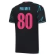 Camisola Futebol Manchester City Palmer #80 2023-24 UCL Terceiro Equipamento Homem
