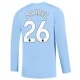 Camisola Futebol Manchester City Riyad Mahrez #26 2023-24 Principal Equipamento Homem Manga Comprida