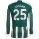 Camisola Futebol Manchester United 2023-24 Jadon Sancho #25 Alternativa Equipamento Homem Manga Comprida