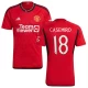Camisola Futebol Manchester United Casemiro #18 2023-24 UCL Principal Equipamento Homem