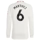 Camisola Futebol Manchester United Emiliano Martínez #6 2023-24 Terceiro Equipamento Homem Manga Comprida
