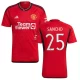 Camisola Futebol Manchester United Jadon Sancho #25 2023-24 UCL Principal Equipamento Homem