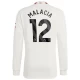 Camisola Futebol Manchester United Malacia #12 2023-24 Terceiro Equipamento Homem Manga Comprida