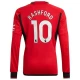 Camisola Futebol Manchester United Marcus Rashford #10 2023-24 Principal Equipamento Homem Manga Comprida