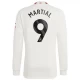 Camisola Futebol Manchester United Martial #9 2023-24 Terceiro Equipamento Homem Manga Comprida