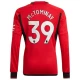 Camisola Futebol Manchester United McTominay #39 2023-24 Principal Equipamento Homem Manga Comprida