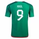 Camisola Futebol México Raul #9 Copa do Mundo 2022 Principal Homem Equipamento