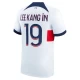 Camisola Futebol Paris Saint-Germain PSG 2023-24 Lee Kang In #19 Alternativa Equipamento Homem