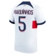 Camisola Futebol Paris Saint-Germain PSG 2023-24 Marquinhos #5 Alternativa Equipamento Homem