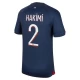 Camisola Futebol Paris Saint-Germain PSG Achraf Hakimi #2 2023-24 Principal Equipamento Homem