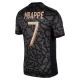 Camisola Futebol Paris Saint-Germain PSG Kylian Mbappé #7 2023-24 Terceiro Equipamento Homem