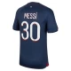 Camisola Futebol Paris Saint-Germain PSG Lionel Messi #30 2023-24 Principal Equipamento Homem