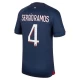 Camisola Futebol Paris Saint-Germain PSG Sergio Ramos #4 2023-24 Principal Equipamento Homem