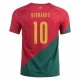 Camisola Futebol Portugal Bernardo Silva #10 Copa do Mundo 2022 Principal Homem Equipamento