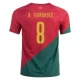 Camisola Futebol Portugal Bruno Fernandes #8 Copa do Mundo 2022 Principal Homem Equipamento