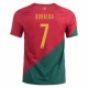 Camisola Futebol Portugal Cristiano Ronaldo #7 Copa do Mundo 2022 Principal Homem Equipamento