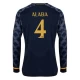 Camisola Futebol Real Madrid 2023-24 David Alaba #4 Alternativa Equipamento Homem Manga Comprida