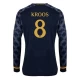 Camisola Futebol Real Madrid 2023-24 Toni Kroos #8 Alternativa Equipamento Homem Manga Comprida