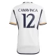 Camisola Futebol Real Madrid Camavinga #12 2023-24 Principal Equipamento Homem
