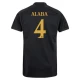 Camisola Futebol Real Madrid David Alaba #4 2023-24 Terceiro Equipamento Homem