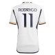 Camisola Futebol Real Madrid Rodrygo #11 2023-24 Principal Equipamento Homem