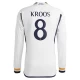 Camisola Futebol Real Madrid Toni Kroos #8 2023-24 Principal Equipamento Homem Manga Comprida