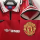 Camisola Manchester United Retro 1998-99 Principal Homem