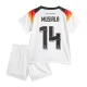 Criança Camisola Futebol Alemanha Jamal Musiala #14 UEFA Euro 2024 Principal Equipamento (+ Calções)