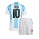 Criança Camisola Futebol Argentina Lionel Messi #10 2024 1ª Equipamento (+ Calções)