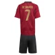 Criança Camisola Futebol Bélgica Kevin De Bruyne #7 UEFA Euro 2024 Principal Equipamento (+ Calções)