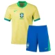Criança Camisola Futebol Brasileira Copa America 2024 Principal Equipamento (+ Calções)