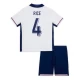 Criança Camisola Futebol Inglaterra Declan Rice #4 UEFA Euro 2024 Principal Equipamento (+ Calções)