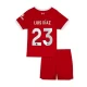 Criança Camisola Futebol Liverpool FC Luis Diaz #23 2023-24 1ª Equipamento (+ Calções)